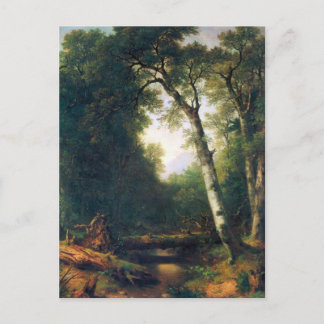 Carte Postale Une crique dans les bois par Asher Brown Durand