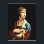 Carte Postale Une dame avec une mine par Leonardo Da Vinci<br><div class="desc">Une dame avec une mine par Leonardo Da Vinci Carte Postale</div>