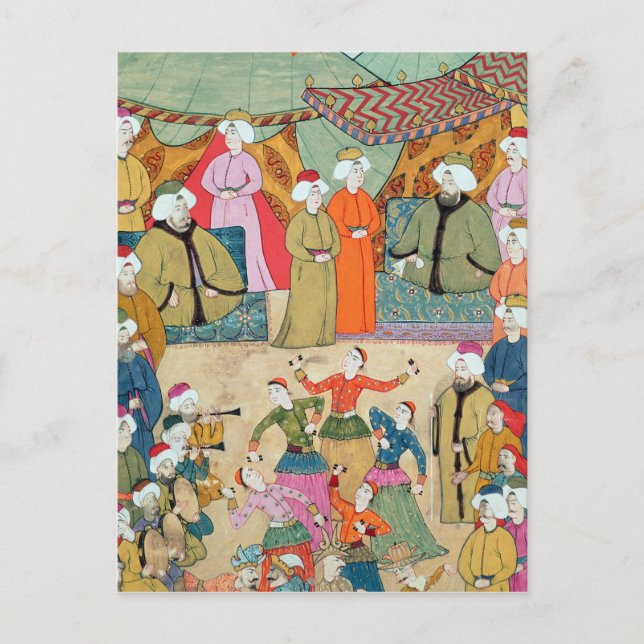 Carte Postale Une danse pour le plaisir de Sultan Ahmet III (Devant)