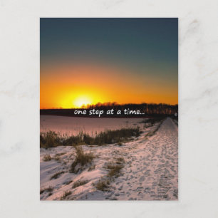 Carte Postale Une étape à la fois