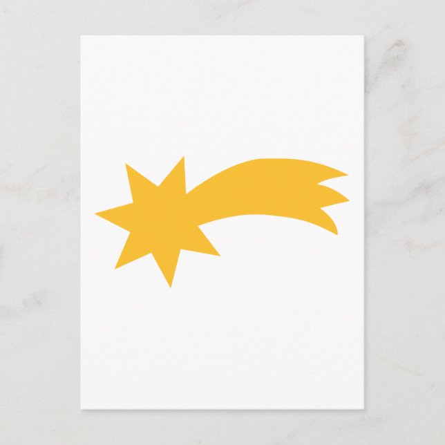 Carte Postale Une étoile filante qui tombe (Devant)