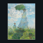 Carte Postale Une femme avec un parasol Claude Monet<br><div class="desc">Femme avec un parasol - Madame Monet et Son Fils. Claude Monet. 1875. Reproduction d'oeuvres d'art célèbres dans le domaine public.</div>