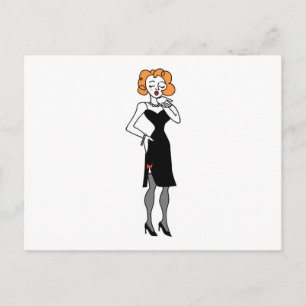 Carte Postale Une femme baise