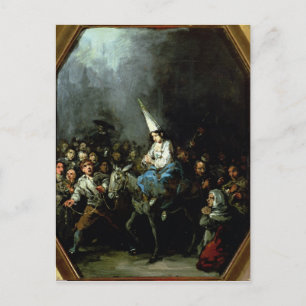 Carte Postale Une femme damnée par l'Inquisition