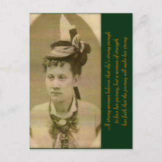 Carte Postale Une femme de force