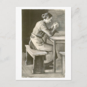 Carte Postale Une femme priant, Vincent van Gogh