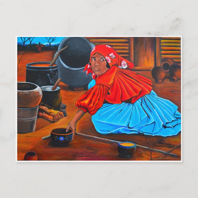 Carte Postale "Une femme Tarahumara" (Devant)