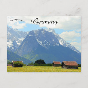 Carte Postale Une ferme à Grainau en Allemagne