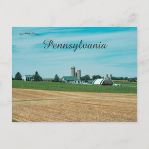 Carte Postale Une ferme à Morgantown Pennsylvania