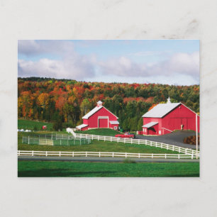 Carte Postale Une ferme dans le Vermont près de Peacham. DÉCHARG