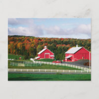 Une ferme dans le Vermont près de Peacham. DÉCHARG