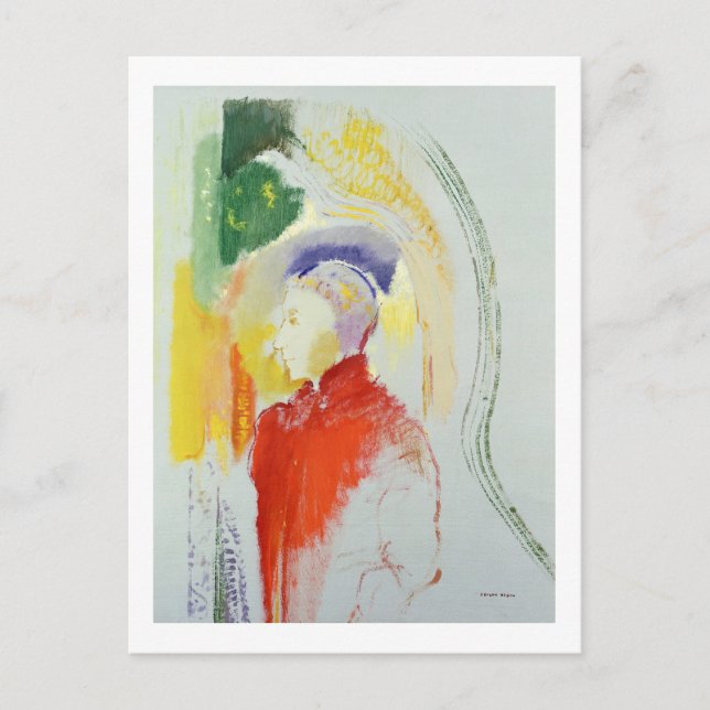 Carte Postale Une figure (p/c sur papier) (Devant)