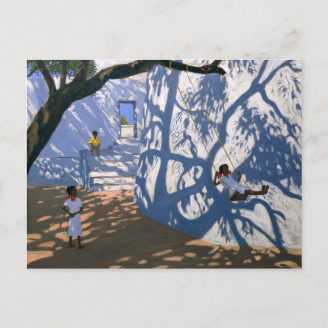 Carte Postale Une fille sur une aile Inde 2000 (Devant)