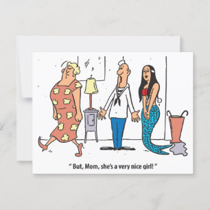 Carte Postale Une Fille Très Sympa, Hilaire, Vintage