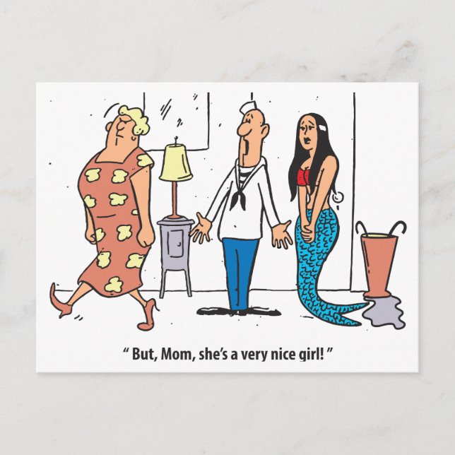 Carte Postale Une Fille Très Sympa, Hilaire, Vintage (Devant)