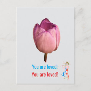 Carte Postale Une fleur de tulipe