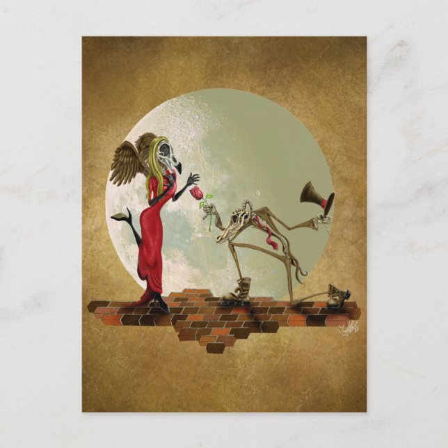 Carte Postale Une fleur pour m'lady (Devant)