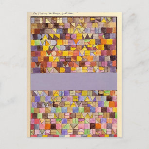 Carte Postale Une fois émergé du gris de la nuit par Paul Klee