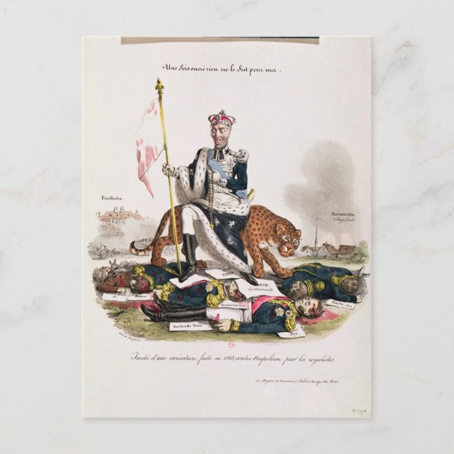 Carte Postale Une fois sacré rien ne le service pour moi' (Devant)