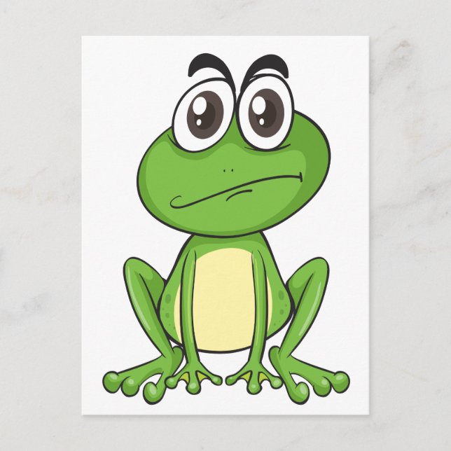 Carte Postale une grenouille (Devant)