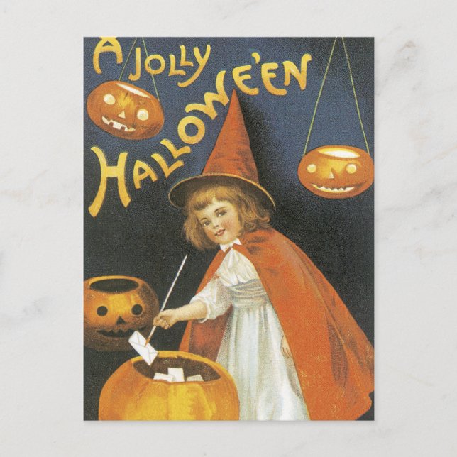 Carte Postale Une Halloween Jolley (Devant)