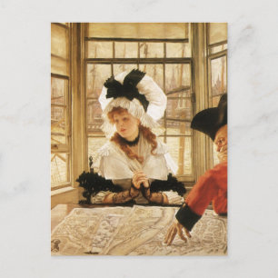 Carte Postale Une histoire fastidieuse de James Tissot, Art Vint