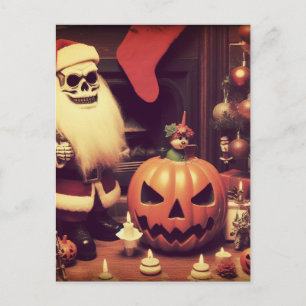 Carte Postale Une horreur de Noël Halloween
