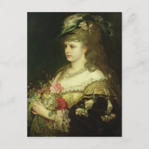 Carte Postale Une jeune fille