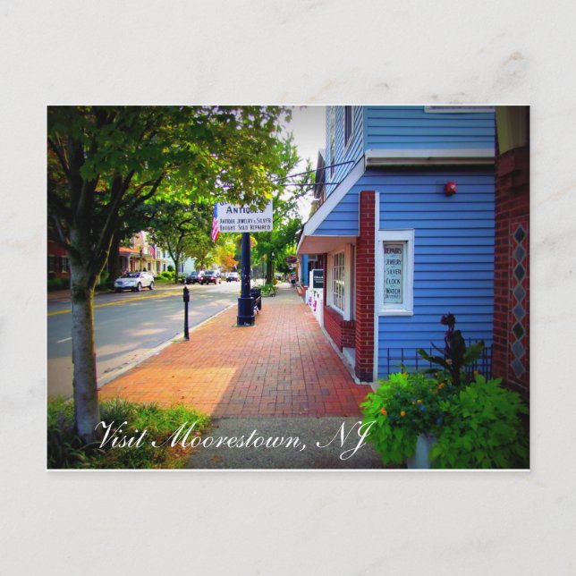 Carte Postale Une journée à Moorestown, NJ (Devant)