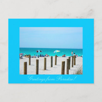 Carte Postale Une journée au paradis
