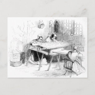Carte Postale Une journée aux fabricants de dentelle de Nottingh