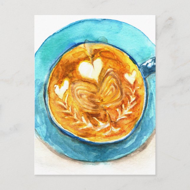 Carte Postale Une latte d'amour (Devant)
