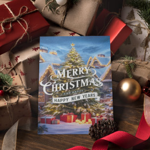 Carte Postale Une magie de Noël éclatante