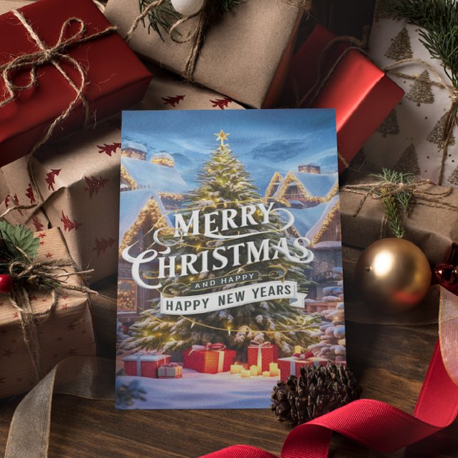 Carte Postale Une magie de Noël éclatante (Créateur téléchargé)