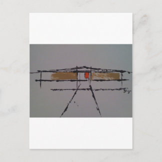 Carte Postale Une maison Eichler sur un T-shirt #2