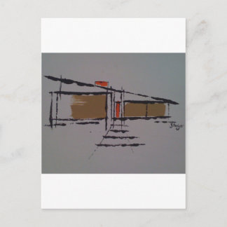 Carte Postale Une maison Eichler sur une T #1