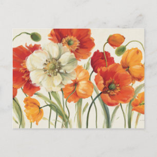 Carte Postale Une mélodie des pavots