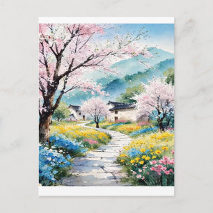 Carte Postale Une mélodie rafraîchissante 022