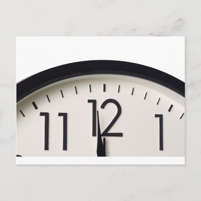 Carte Postale Une minute à minuit (Devant)