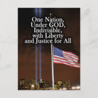 Une nation sous Dieu Patriot Jour 9/11 Patriotique