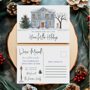 Carte Postale Une nouvelle maison pour les fêtes Annonce de démé