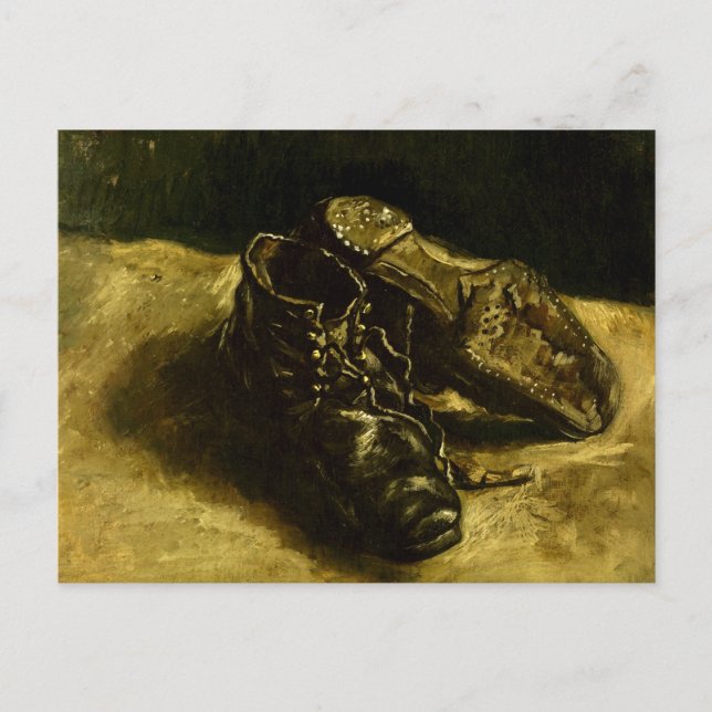 Carte Postale Une paire de chaussures, Vincent van Gogh (Devant)