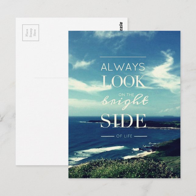 Carte Postale Une perspective positive sur la vie / ©Paysage mar (Devant / Derrière)