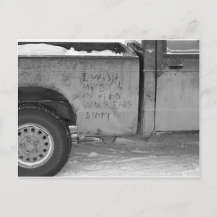 Carte Postale Une petite amie sale