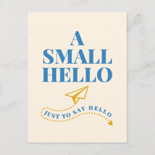 Carte Postale Une petite conception de typographie ludique de bo