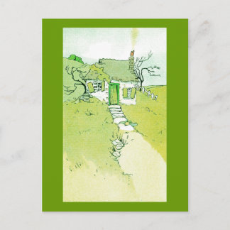Carte Postale Une petite maison décrépit