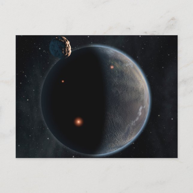 Carte Postale Une Planète Comme La Terre Riche En Carbone Et Sèc (Devant)