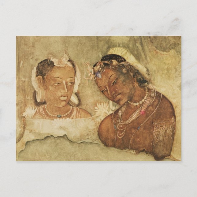 Carte Postale Une princesse et son serviteur (Devant)