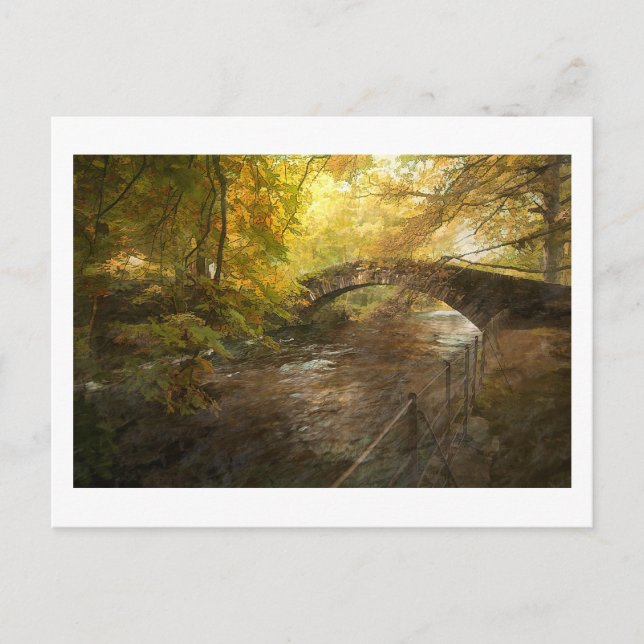 Carte Postale Une promenade à Ambleside ..... (Devant)