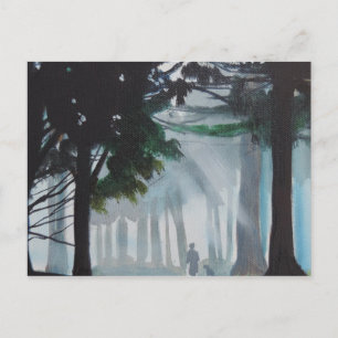 Carte Postale une promenade dans les bois